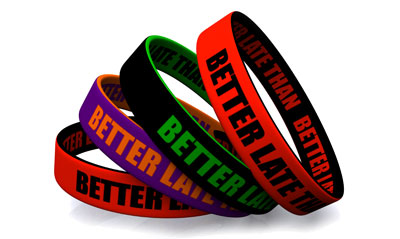 Cheap rubber deals wristbands